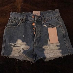 Size 26 Revice Denim Fairfax Cut-Offs